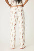 Pj Salvage Ruff On The Range Dog Print Open Leg Pant